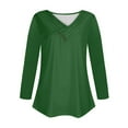 thumbnail image 4 of Women T Shirt Short Sleeve V Neck Love Printed Polyester All Season Casual Wear, 4 of 4