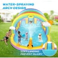thumbnail image 6 of (2024 New) JOYMOR Inflatable Water Slide with Blower, Inflatable Kids Water Slide with Climbing Wall, Water Cannon, Splash Pool, Blow Up Water Slide for Kids Backyard Summer Party (Rainbow Style), 6 of 7
