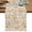 Ginger yellow, variant on Turquoise Farmhouse Table Runner, Vintage Flower Leaf Botanical Plant Washable Cotton Linen Table Runners 72 Inches Long, Dresser Scarf Runner for Dining/Coffee/TV Stands/Kitchen/Cabinets 16''x72''