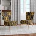 thumbnail image 4 of Designart "Deco Style Modern Pattern" Upholstered Mid-Century Accent Chair - Arm Chair, 4 of 5