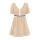 thumbnail image 4 of Vestidos de Verano Para Mujer, Falda Playera Informal Con Volantes de Verano Para Mujer, Falda Informal de Color Liso Con Fugas En El Pecho, Tallas S y Xxl, 4 of 4