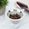 thumbnail image 3 of Coffee Dripper,Stainless Steel Household Coffee Coffee Accessories Coffee Filter High-End Performance, 3 of 7