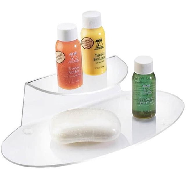 Cal Mil 809-12 Two Tier Amenity Tray, Clear