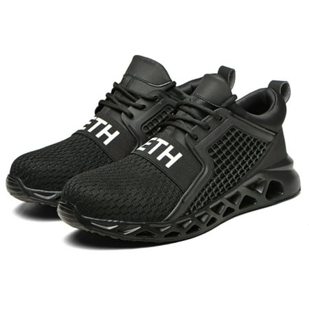 

Tanleewa Steel Toe Shoes Men Safety Work Shoe Lace-Up Sneaker Shoe Size Men5.5/Women6.5 Adult Unisex