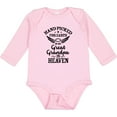 thumbnail image 3 of Inktastic Handpicked for Earth by My Great Grandpa in Heaven Boys or Girls Long Sleeve Baby Bodysuit, 3 of 5