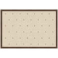 thumbnail image 4 of Kate and Laurel Framed Fabric Pinboard 38 x 26, Beige Botanical Block Print Printed Linen Classic Bulletin Board for Use as a Vision Board or Wall Organization, Florence Medium Brown Frame, 4 of 8