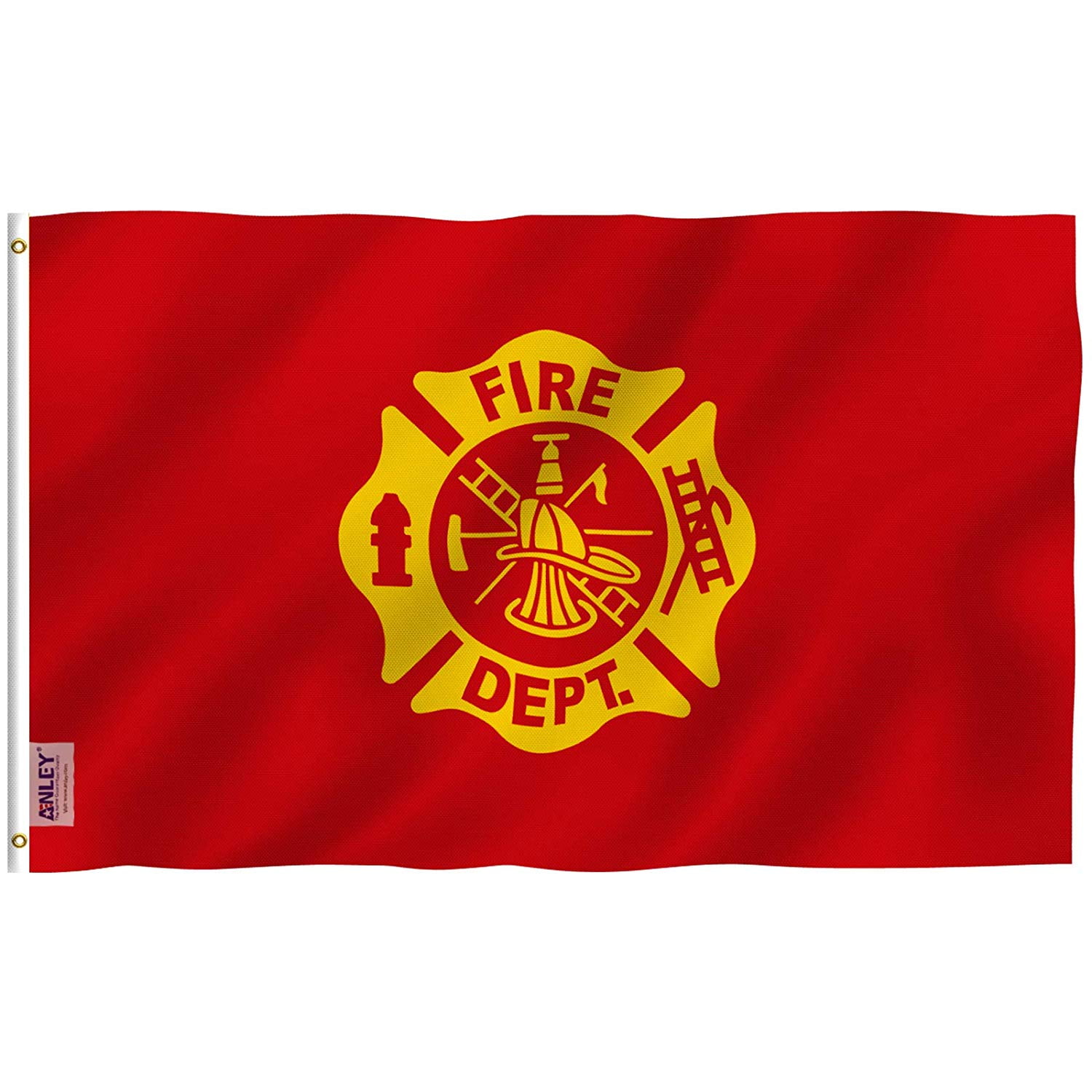 Anley 3x5 Feet USA Fire Department Flag US FireFighter Service Sector