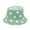 Mint Green, variant on ZHENHONG Bucket Hats for Women Double Sided Reversible Sun Hat Foldable Outdoor Beach Hat Casual Printed Headwear Black