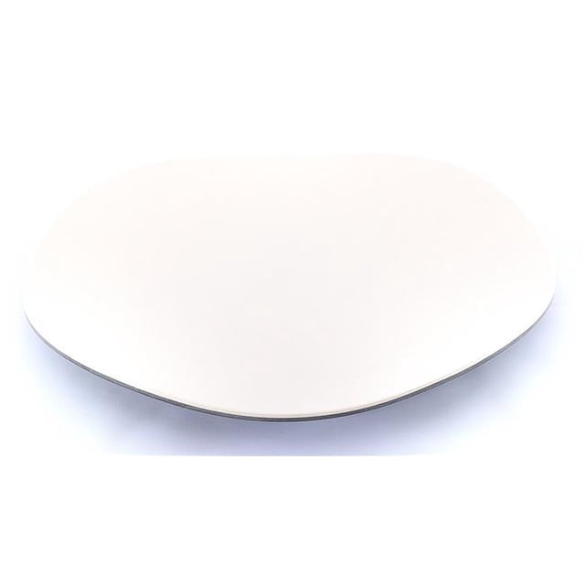 Bamboozle BZ1973SVG 8 in. Round Two Tone Plate, Graphite & Natural - Pack of 4