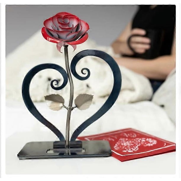 Adornos florales para centros de mesa de boda, mesas, regalos conmemorativos, decoración de escritorio con rosas simuladas, suministros para fiestas de San Valentín.