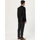 thumbnail image 5 of Lars Amadeus Blazer formal ajustado para hombre, traje de vestir con un botón y un solo pecho, abrigo deportivo Negro S, 5 of 6