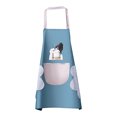 thumbnail image 1 of Delantal Bolsillo de PVC Delantal ajustable Impermeable a prueba de aceite Babero Accesorio de cocina, Tipo 1, Azul lago Advancent HA003469-01, 1 of 6
