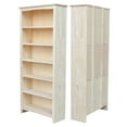 thumbnail image 7 of International Concepts 36-in Shaker Wood Bookcase, Unfinished, 7 of 7