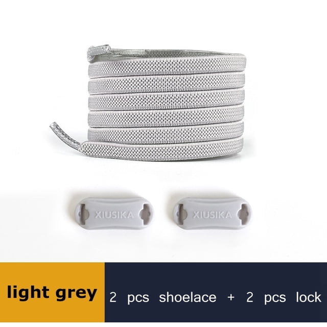 1 par de cordones elásticos planos sin atar cordones de zapatos zapatillas de deporte cordones para adultos y niños cordones perezosos talla única para todos los accesorios de zapatosChina Gao Jinjia LED