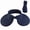 Navy Blue, variant on Womens Roll Up Sun Visor Wide Brim Straw Hat Summer Foldable UV Protection Caps(Pink)