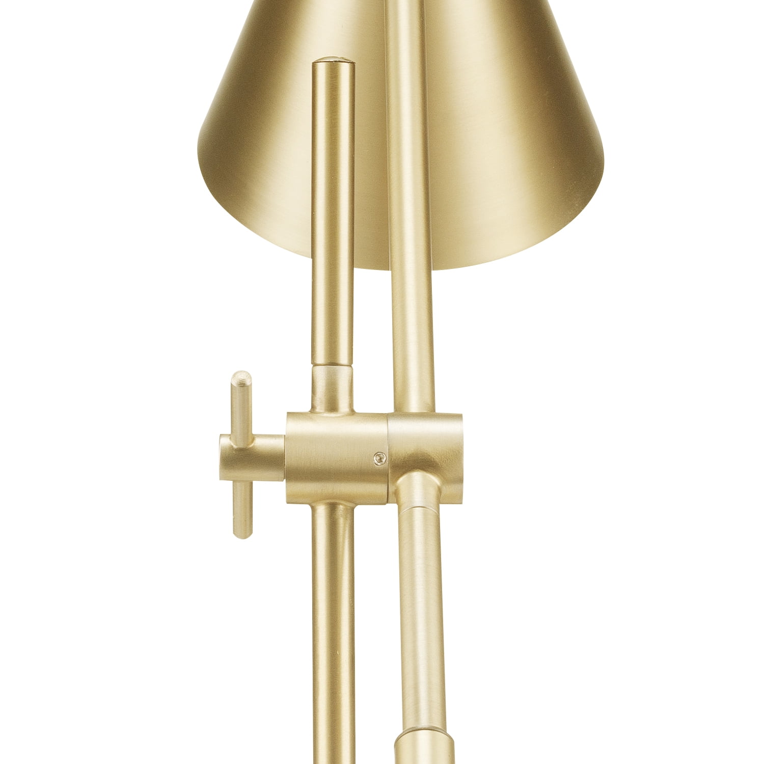 Novogratz x Globe Tacoma 18" Matte Brass Balance Arm Desk Lamp, 52887