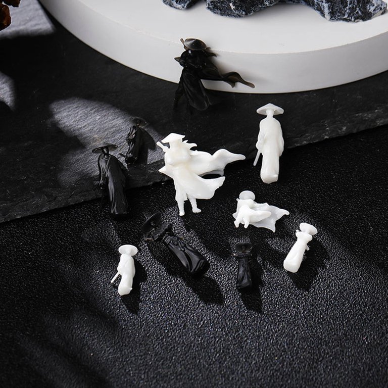 2024 Youxia Warrior Trio - Resin Sculpture Set for Car Dashboard