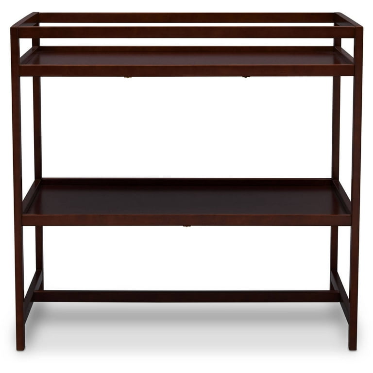 Dark wood cheap changing table