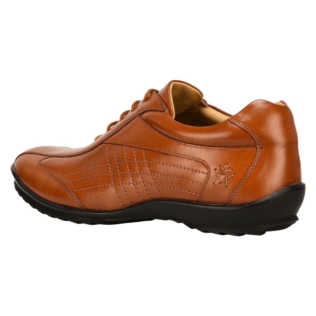 LIBERTYZENO Men's Walking Sneakers Genuine Leather Casual Lace Up Shoes - image 3 of 5
