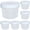 G*6, variant on Mini Containers With Lids,Food Storage Containers 6 Pack 4 Oz Freezer Storage Containers With Twist Top Lids, Microwave & Dishwasher Container For Storing Leftovers, Soups