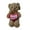 Khaki, variant on Khaki Valentine'S Day Cuddle Bear Featuring Welcoming Heart Ornament And Warm Puffy Texture For Sweet Moments Two-Tone Options Ideal As A Snuggly Decor Piece