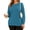 Lake Blue, variant on OutfitShow Plus Size Sweatshirts for Women Crewneck Long Sleeve Casual Tunic Tops Lightweight Pullover with Pockets,S-5XL