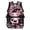 Axolotl Cherry Blossom, variant on XYZCANDO Cool Horse Girls Backpacks Ages 8-14 with Side Pockets Compartment 17 Inch Kids Backpack Fashion for Travel Sports and School