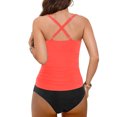 thumbnail image 4 of One Shoulder Tankini Swimsuits for Women Women's Two Piece Bathing Suit Womens Bikinis 2025 Trendy Swimsuits for Teens 2 Piece Bathing Suit, 4 of 5