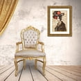 thumbnail image 3 of Kumi 11x14 Gold Ornate Wood Framed with Double Matting Museum Art Print Titled - Asian Deity (detail), 3 of 4