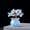 thumbnail image 1 of Quartz Natural Gemstone Crystal Money Tree Good Luck Prosperity Feng Shui Tree, 1 of 4