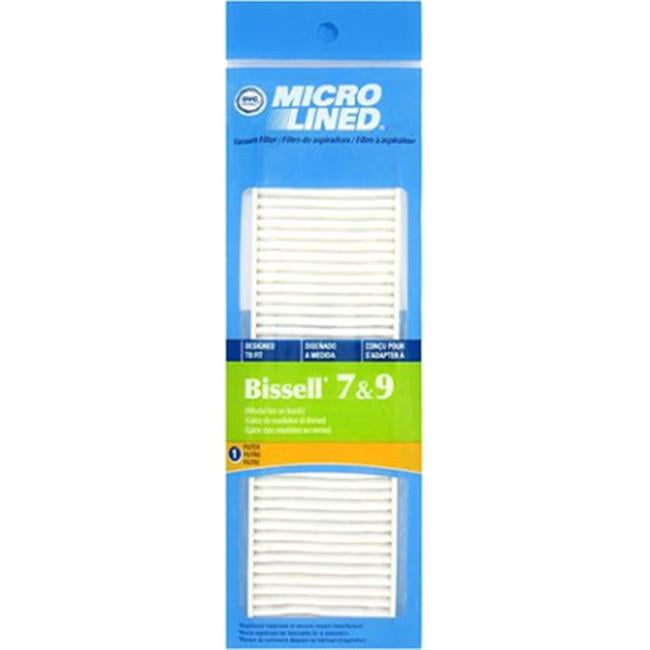 9 2-Pack Post Motor Media Filter for Bissell Vacuum #32076 27W81 Style 7 