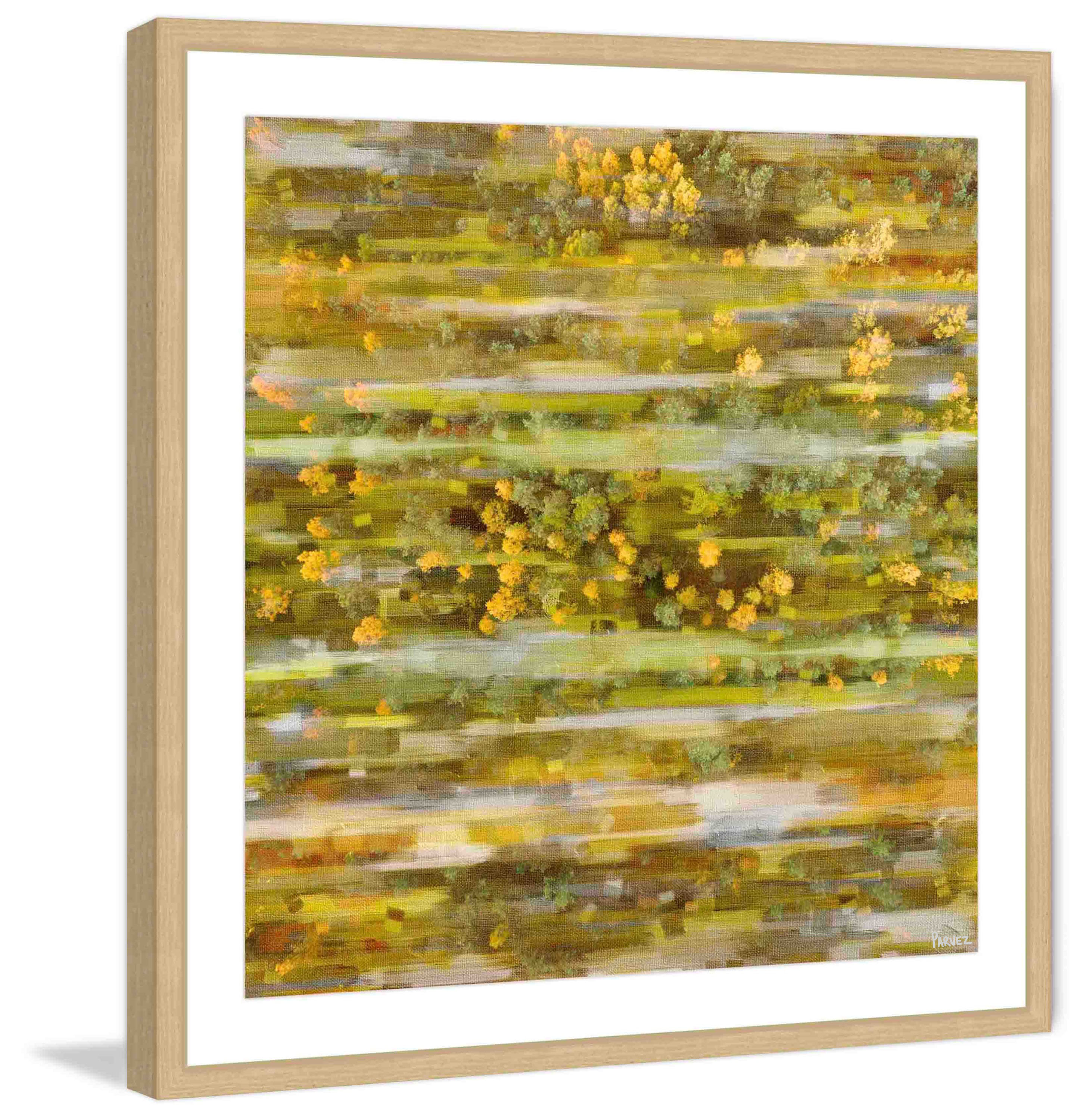 "In the Bushes" Framed Painting Print