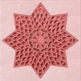 thumbnail image 1 of Ahgly Company Machine Washable Indoor Square Transitional Grapefruit Red Area Rugs, 5' Square, 1 of 7