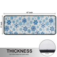 thumbnail image 5 of Kitchen Rugs Sets Of 2,Blue Christmas Snowflake Pattern Anti Fatigue Kitchen Mat Rugs Non Slip Washable,Decorative Kitchen Floor Mats for Kitchen,Sink,Laundry,17"x47"+17"x47", 5 of 5