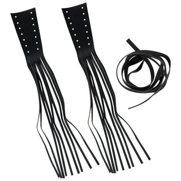 1 Pair Motorcycle Brake Lever Fringe Hand Grips Tassel for 22/25mm Handlebar