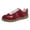 Wine, variant on Rokment Women's Vintage Low Top Fashion Sneakers Classic Retro Casual Walking Shoes Non Slip Comfortable Tennis Skate Trainners Blue Size 6