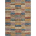 thumbnail image 2 of Addison Rugs Chantille Indoor/Outdoor Transitional Stripes Beige Washable Rectangle Rug, 8' x 10', 2 of 6