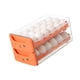 thumbnail image 4 of Caja De Almacenamiento De Huevos, Cajón Transparente De Doble Capa Para Huevos Para Refrigerador, 4 of 8