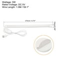 thumbnail image 2 of Uxcell Under Cabinet Light 14.7" USB Desk Reading Strip Dimmable LED Lamp Bar, White, 2 of 5