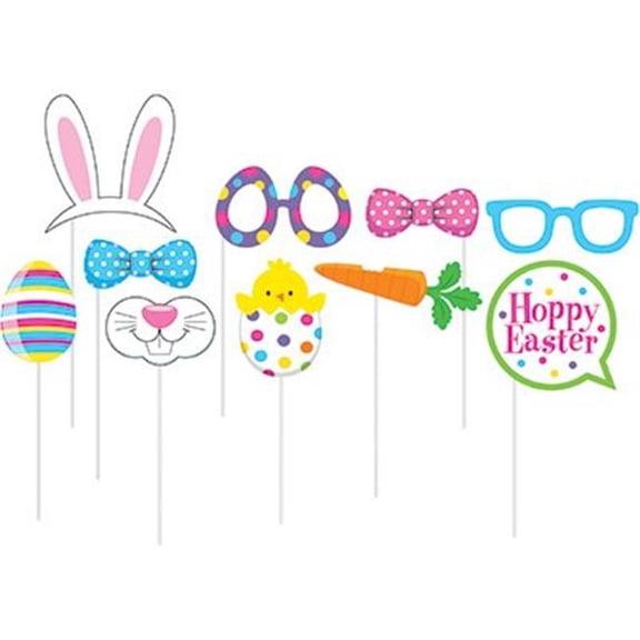 Creative Converting 328293 Easter Fun Photo Props