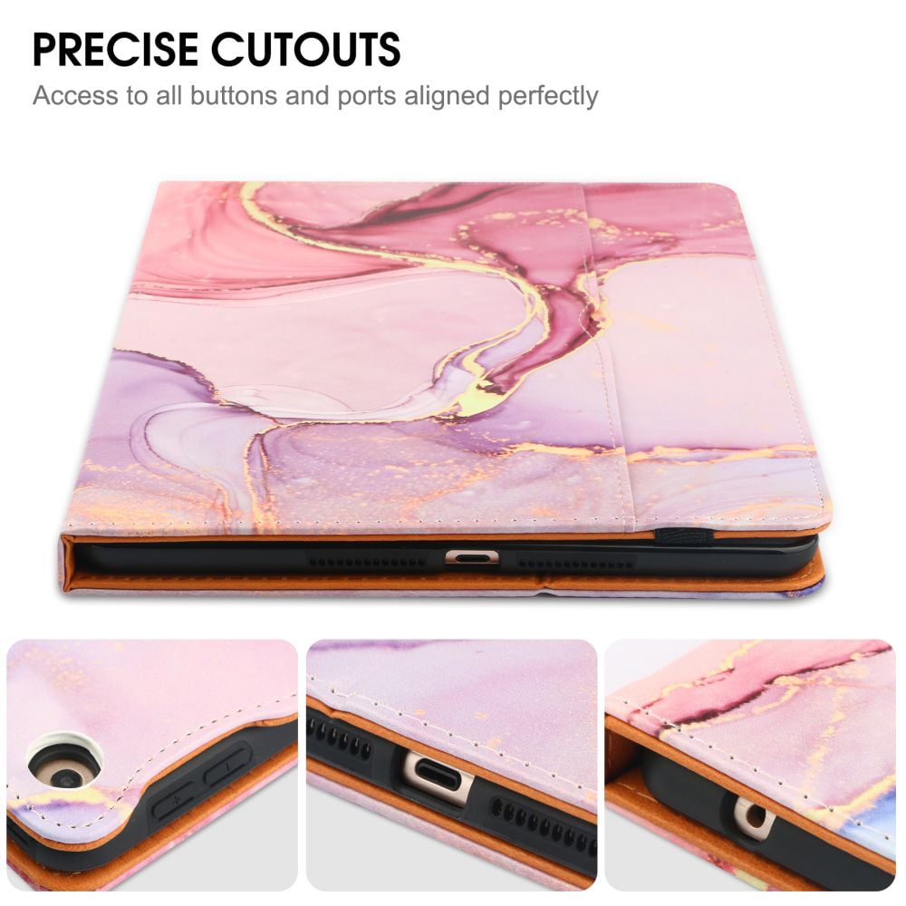 Waymax 9.7" Multi-Angle Viewing Tablet Case, Pink Cloud