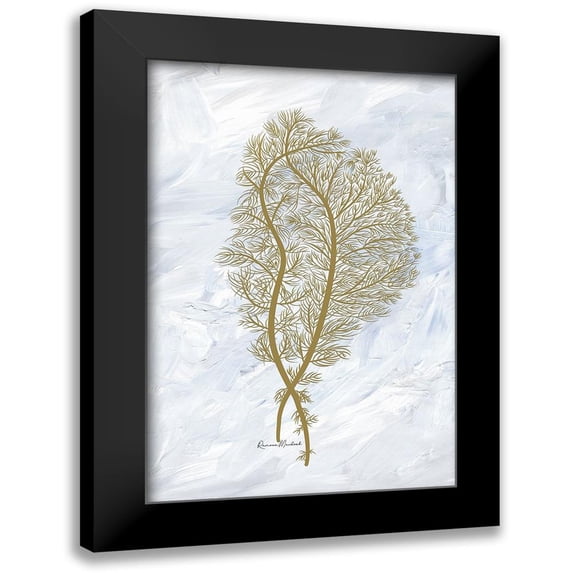 Murdock, Ramona 11x14 Black Modern Framed Museum Art Print Titled - Feathery Sea Fern II