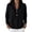 Black, variant on Long Sleeve Womens Tops Kelon Retro Shawl Collar Color Sweater Top Lightweight Casual Business Basic Knit Pullover Top, M