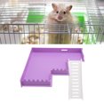 thumbnail image 1 of Hamster Climbing Toys, Hamster Platform With Ladder Small Animal Standing Playground Space Saving Multifunction Hamster Bridge Ladder Toy  For Small Animal Pet, 1 of 8