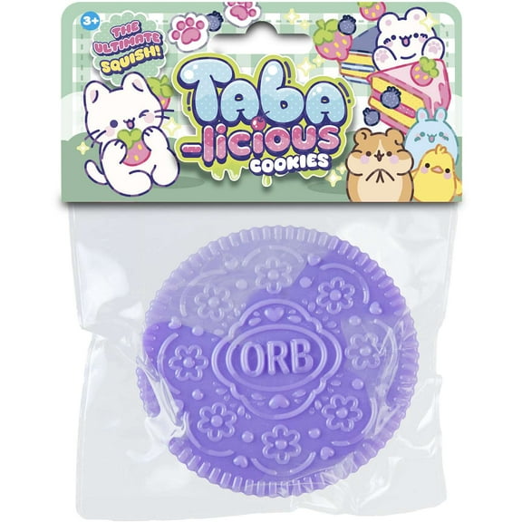 Taba-Licious Cookies Purple Squeeze Toy