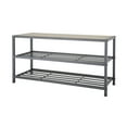 thumbnail image 4 of TRINITY 3-Tier Shoe Bench - Slate Gray, 4 of 6