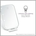 thumbnail image 6 of Conair LED-Lighted Compact Mirror, Touchscreen Mirror, Free Standing With LED Lighting BE13, 6 of 8