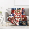 thumbnail image 3 of Baseball Blanket for Boys,Baseball is in My DNA,Soft Baseball Blanket Gifts,Cozy Flannel Fleece Bed Sports Blankets Throw Blanket for Kids and Adults for Couch Bed Sofa Home Decor 40"x50", 3 of 6