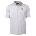 thumbnail image 2 of Men's Cutter & Buck  Gray/White San Jose State Spartans Big & Tall Virtue Eco Pique Micro Stripe Recycled Polo, 2 of 3