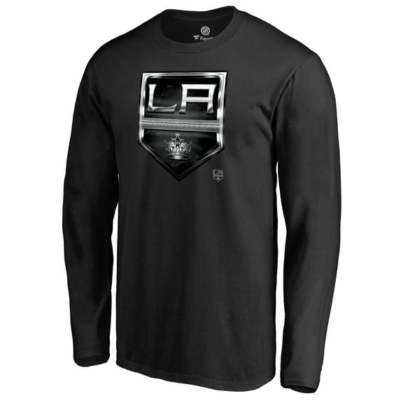 Men's Black Los Angeles Kings Midnight Mascot Long Sleeve T-Shirt